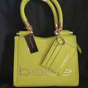 NWT MSRP $109 Bebe Fabiola Crossbody In Seagrass